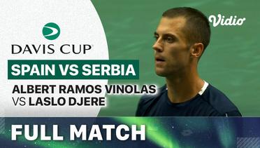 Full Match | Spain (Albert Ramos Vinolas) vs Serbia (Laslo Djere) | Davis Cup 2023