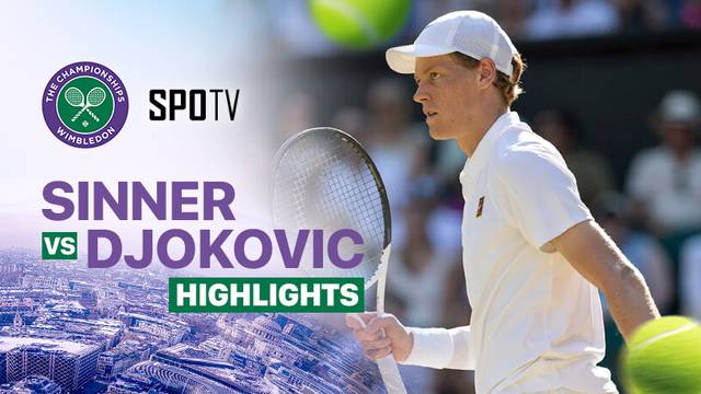 Jannik Sinner vs Novak Djokovic - Highlights | Wimbledon 2025