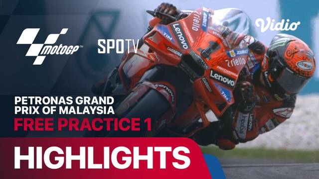 MotoGP Free Practice 1: MotoGP 2024 Round 19 - PETRONAS Grand Prix of Malaysia - Highlights | MotoGP 2024