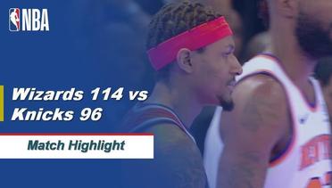 Match Highlight | Washington Wizards 115 vs 96 Newyork Knicks | NBA Regular Season 2019/20