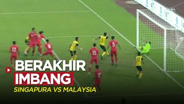 Highlights Singapura Imbang Kontra Malaysia 2-2 di Grup B SEA Games 2021