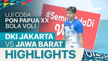 Highlights  | DKI Jakarta 3 vs 2 Jawa Barat | Uji Coba Bola Voli PON XX Papua