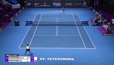 Match Highlight | Daria Kasatkina 2 vs 1 Svetlana Kuznetsova | WTA St. Petersburg Ladies Trophy 2021