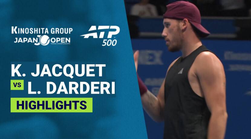 Kyrian Jacquet vs Luciano Darderi - Round 2 | ATP 500: Kinoshita Group Japan Open Tennis Championships 2026