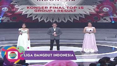 Liga Dangdut Indonesia - Konser Final Top 15 Group 1 Result