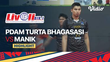 Highlights | PDAM Tirta Bhagasasi Bekasi vs Manik | Babak Kedua - Livoli Divisi 1 Putra 2022