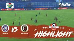 Half-Time Highlights - Arema FC (2) vs (1) Bali United | Shopee Liga 1