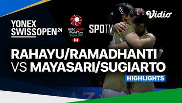 Women's Doubles: Apriyani Rahayu/Siti Fadia Silva Ramadhanti (INA) vs Lanny Tria Mayasari/Ribka Sugiartio (INA) - Highlights | Yonex Swiss Open 2024