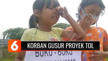 Belum Terima Ganti Rugi, Warga Korban Penggusuran Proyek Tol di Tangerang Meminta Sumbangan