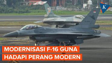 TNI AU Modernisasi Beberapa Pesawat Tempur F-16, Siap Hadapi Perang Modern