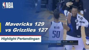 NBA | Cuplikan Hasil Pertandingan : Mavericks 129 Vs Grizzlies 127