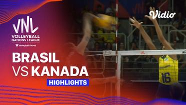 Brasil vs Kanada - Highlights | Women's Volleyball Nations League 2024
