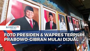 Foto Presiden & Wapres Terpilih Prabowo-Gibran Mulai Dijual