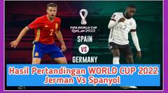 Hasil Pertandingan Piala Dunia Qatar 2022 Jerman Vs Spanyol