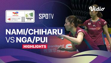 Nami Matsuyama/Chiharu Shida (JPN) vs Yeung Nga Ting/Yeung Pui Lam (HKG) - Highlights | Uber Cup Chengdu 2024 - Women's Doubles