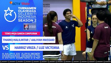 Thariq Halilintar / Aaliyah Massaid VS Harriz Vriza / Luz Victoria | Highlights Badminton Ganda Campuran | TOSI Season 2