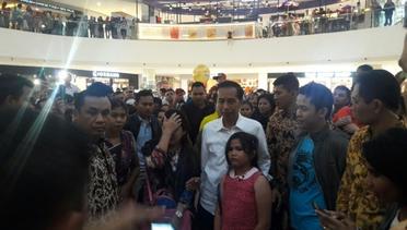 Warga Medan Kaget Tiba-tiba Ada Pak Presiden Di Mall