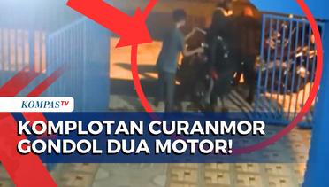 Buka Gembok dengan Tang Potong, Komplotan Curanmor di Medan Gondol 2 Motor!