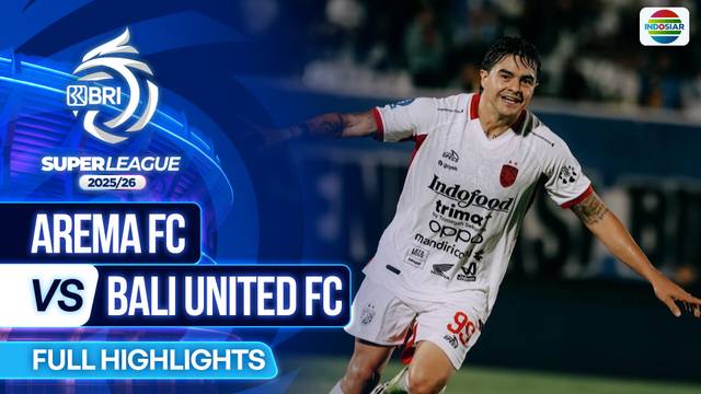 Arema FC VS Bali United FC - Full Highlights | BRI Super League 2025/26