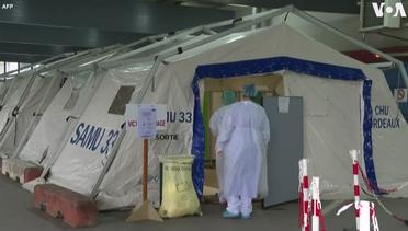 Hospital in Bordeaux, France, Sets Up Triage Tents to Battle Coronavirus
