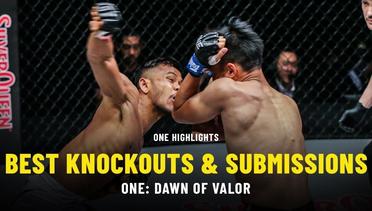 Best Knockouts & Submissions - ONE- DAWN OF VALOR