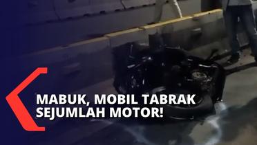 Diduga Mabuk, Mobil Tabrak Sejumlah Motor di Tanah Abang Jakarta! 1 Korban Meninggal di Lokasi