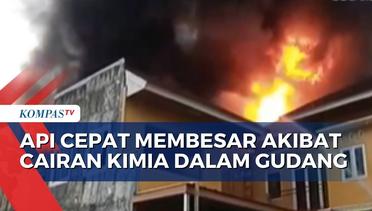 Gudang Distributor di Semarang Terbakar, Suara Ledakan Sempat Terdengar!
