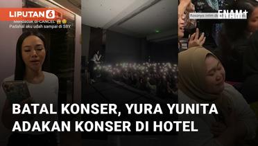 Batal Konser, Yura Yunita Adakan Konser Dadakan Hibur Penggemarnya di Hotel