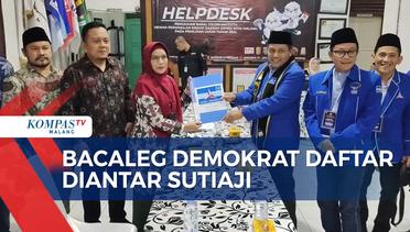 Wali Kota Malang Antar Bacaleg Demokrat  Mendaftar ke KPU