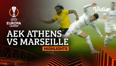 AEK Athens vs Marseille - Highlights | UEFA Europa League 2023/24