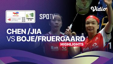 Chen Qing Chen/Jia Yi Fan (CHN) vs Alexandra Boje/Maiken Fruergaard (DEN) - Highlights | Uber Cup Chengdu 2024 - Women's Doubles