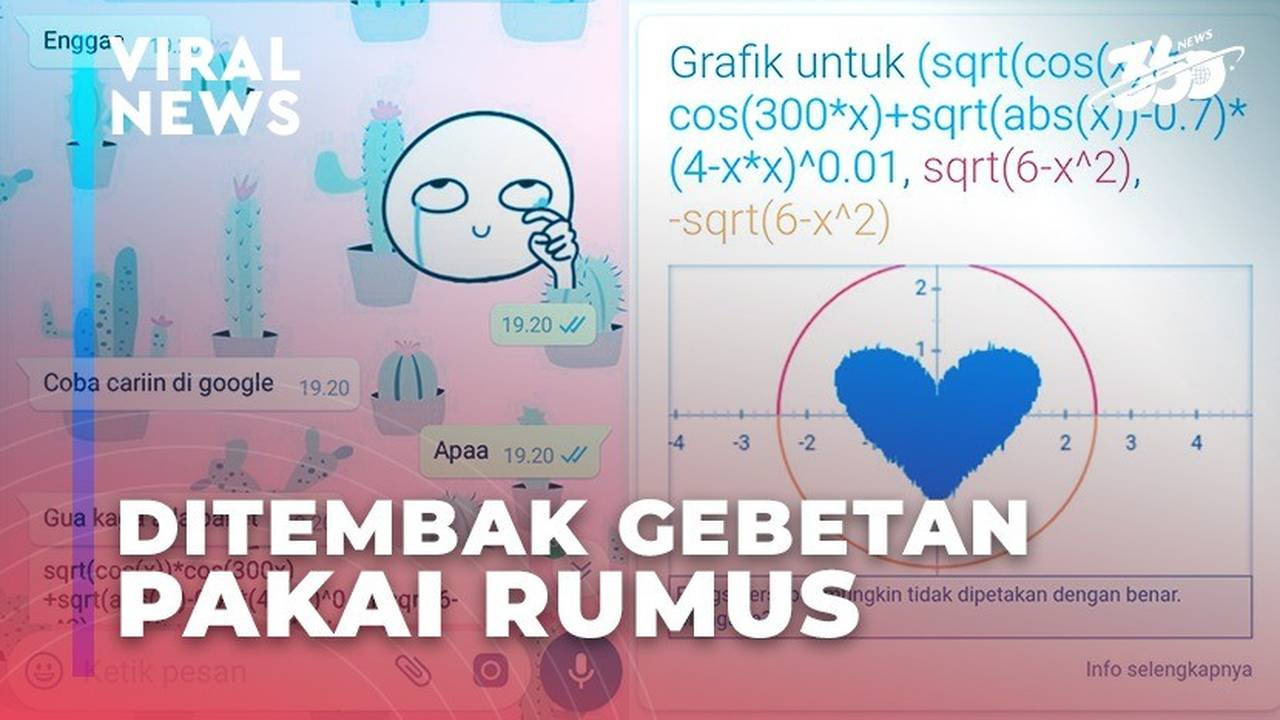 Viral! Aksi Cowok Nembak Cewek Pakai Rumus - News360 | Vidio
