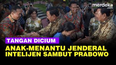 Adab Prabowo Ketika Tangannya Dicium Anak-Menantu Jenderal Intelijen Hendropriyono