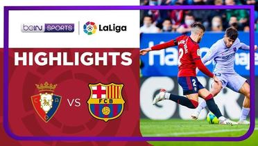 Match Highlights | Osasuna 2 vs 2 Barcelona | LaLiga Santander 2021