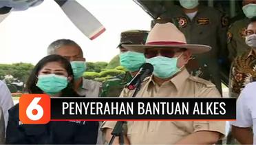 Serahkan Alkes dari China, Prabowo Beri Pesan Ini untuk Warga di Tengah Pandemi Corona