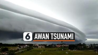 Fenomena Awan Tsunami Muncul di Langit Aceh