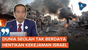 Di KTT OKI, Jokowi Ajak Dunia Hentikan Serangan Israel ke Palestina