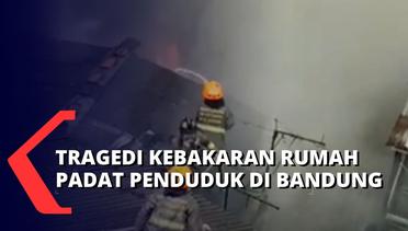 Terjadi Kebakaran di Kawasan Padat Penduduk di Bandung, Butuh 1 Jam untuk Padamkan Api!