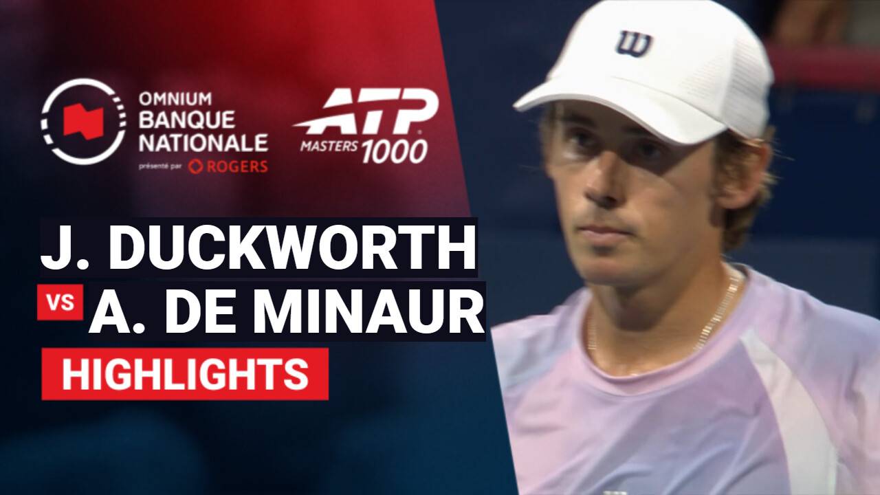 James Duckworth vs Alex de Minaur - Round 2 (Rogers Court) | ATP 1000: National Bank Open presented by Rogers 2026