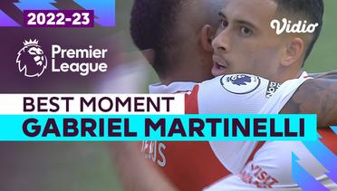 Aksi Gabriel Martinelli | Arsenal vs Leicester | Premier League 2022/23
