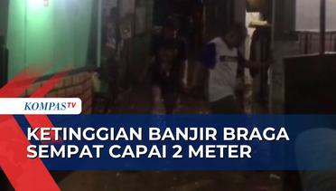 Banjir di Braga Mulai Surut, Satu Rumah Warga Rusak Akibat Longsor di Dago Bandung