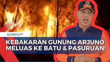 Titik Api Sulit Dijangkau, Kebakaran di Gunung Arjuno Meluas hingga Kota Batu dan Pasuruan!