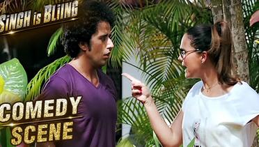 Lara Dutta Hits Akshay's Friends | Comedy Scene | Singh Is Bliing | Akshay Kumar, Amy Jackson | HD