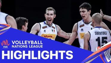 Match Highlight | VNL MEN'S - Netherlands vs Italy | Volleyball Nations League 2021