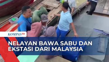Polisi Tangkap 4 Nelayan Bawa Narkoba dari Malaysia, Diduga Masuk Jaringan Internasional!