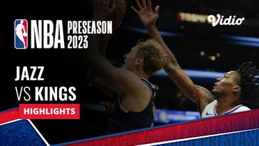 Utah Jazz vs Sacramento Kings - Highlights | NBA Preseason 2023