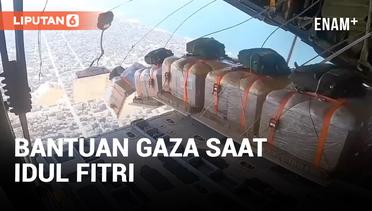 Mesir Terjunkan Bantuan Melalui Udara ke Gaza Saat Idul Fitri