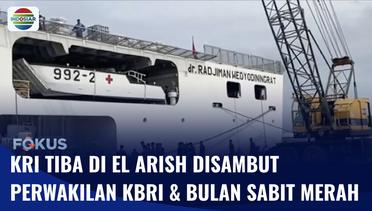 Bantuan Indonesia untuk Palestina, Kapal Disambut Perwakilan KBRI dan Bulan Sabit Merah | Fokus