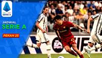 Jadwal Liga Italia Pekan 25, Duel Papan Atas AS Roma Vs Juventus