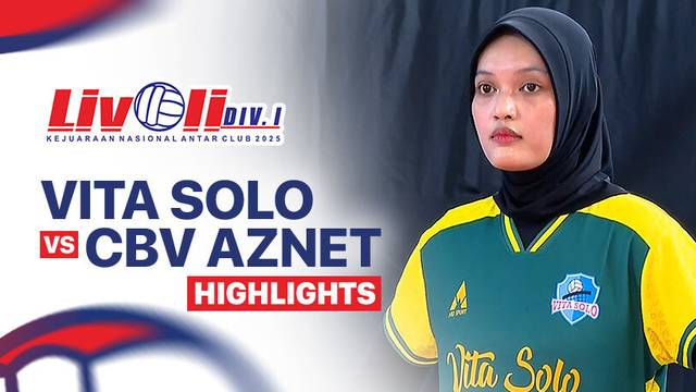 Putri: Vita Solo vs CBV - Aznet Home Jatayu - Highlight | Livoli Divisi 1 2025